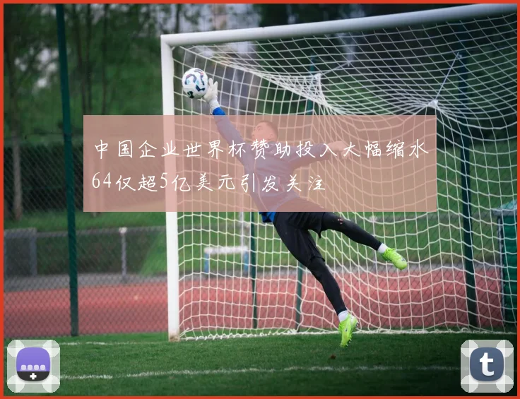 中国企业世界杯赞助投入大幅缩水64仅超5亿美元引发关注